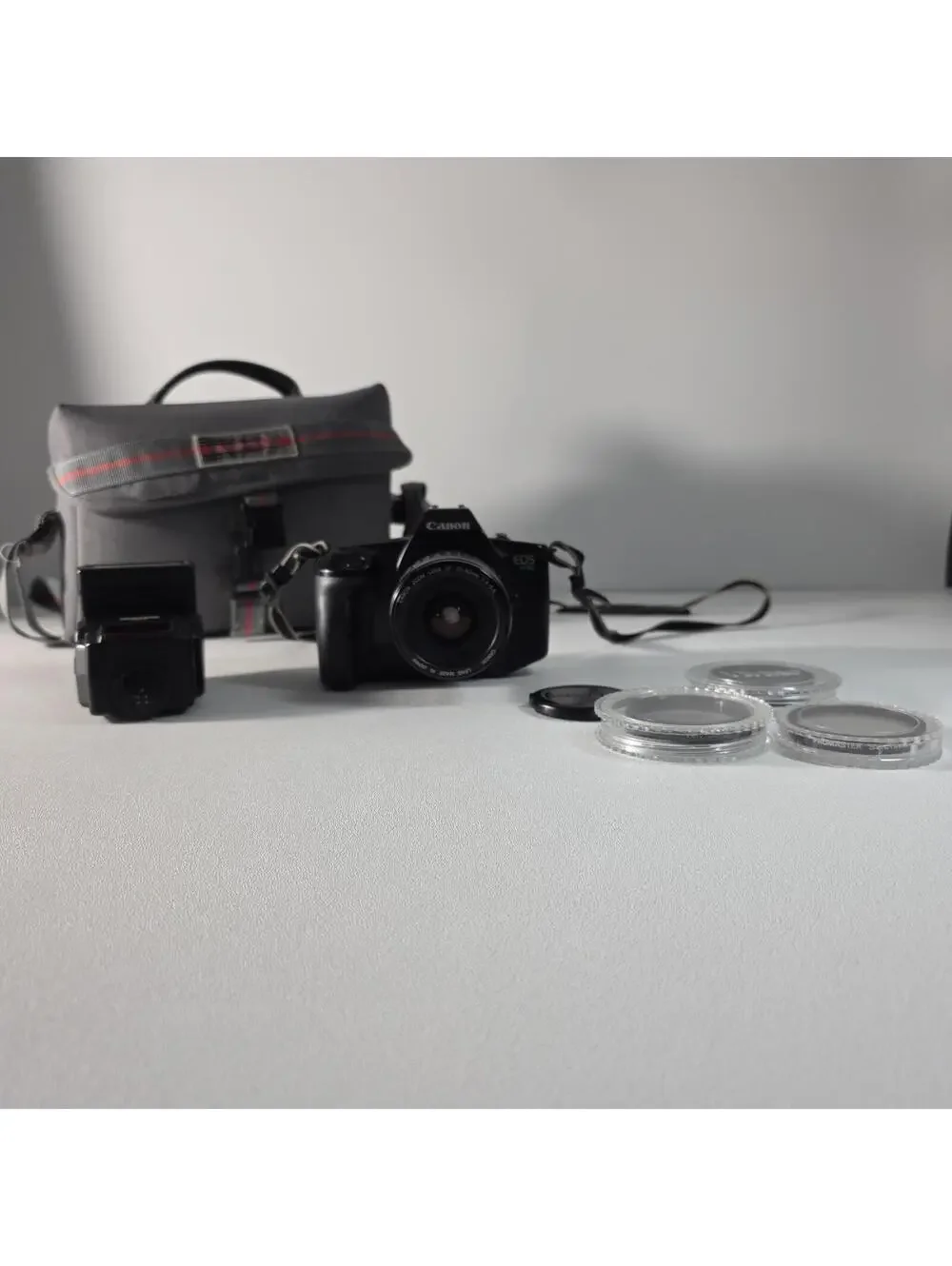 CANON EOS 630 35MM SLR FILM CAMERA + 35-80MM LENS & EXTRAS